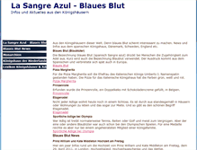 Tablet Screenshot of la-sangre-azul.com